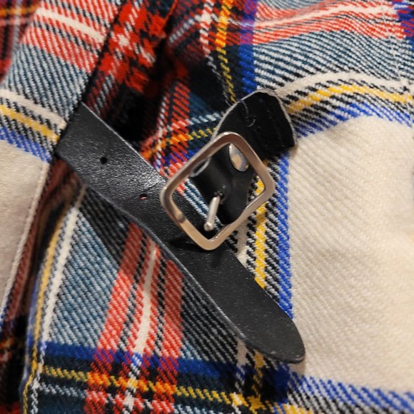 Glenisla Pleated Wool Wrap Skirt - Vintage - Picture 2 of 3